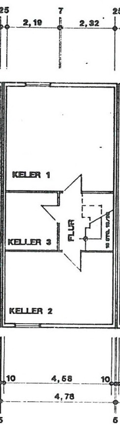 Grundriss Keller